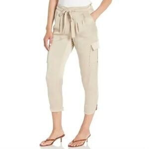 RAMY BROOK Pants Size L NEW $295 Pocket Allyn Pant Bone Cream